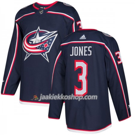 Miehille NHL Columbus Blue Jacket Pelipaitas Seth Jones 3 Adidas 2017-2018 Laivastonsininen Authentic